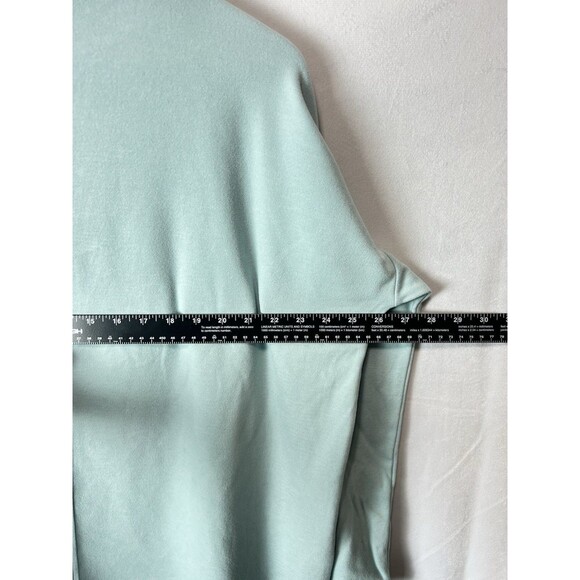 J. Jill Womens L Aqua Long Sleeve Mock Neck Top - Picture 4 of 7